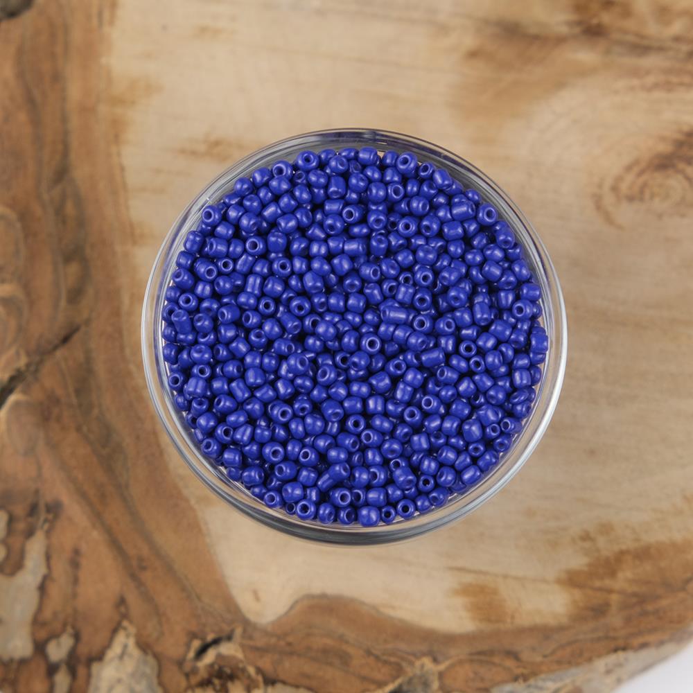 ABC Kum Boncuk Saks Mavi 3 mm 500 Gram 8/0 - K48