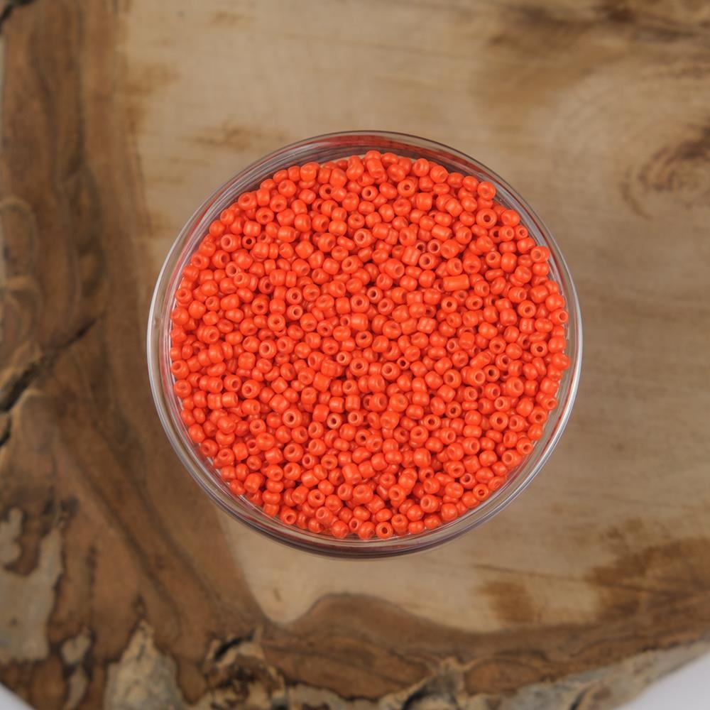 ABC Kum Boncuk Turuncu 2 mm 500 Gram 12/0 - K50