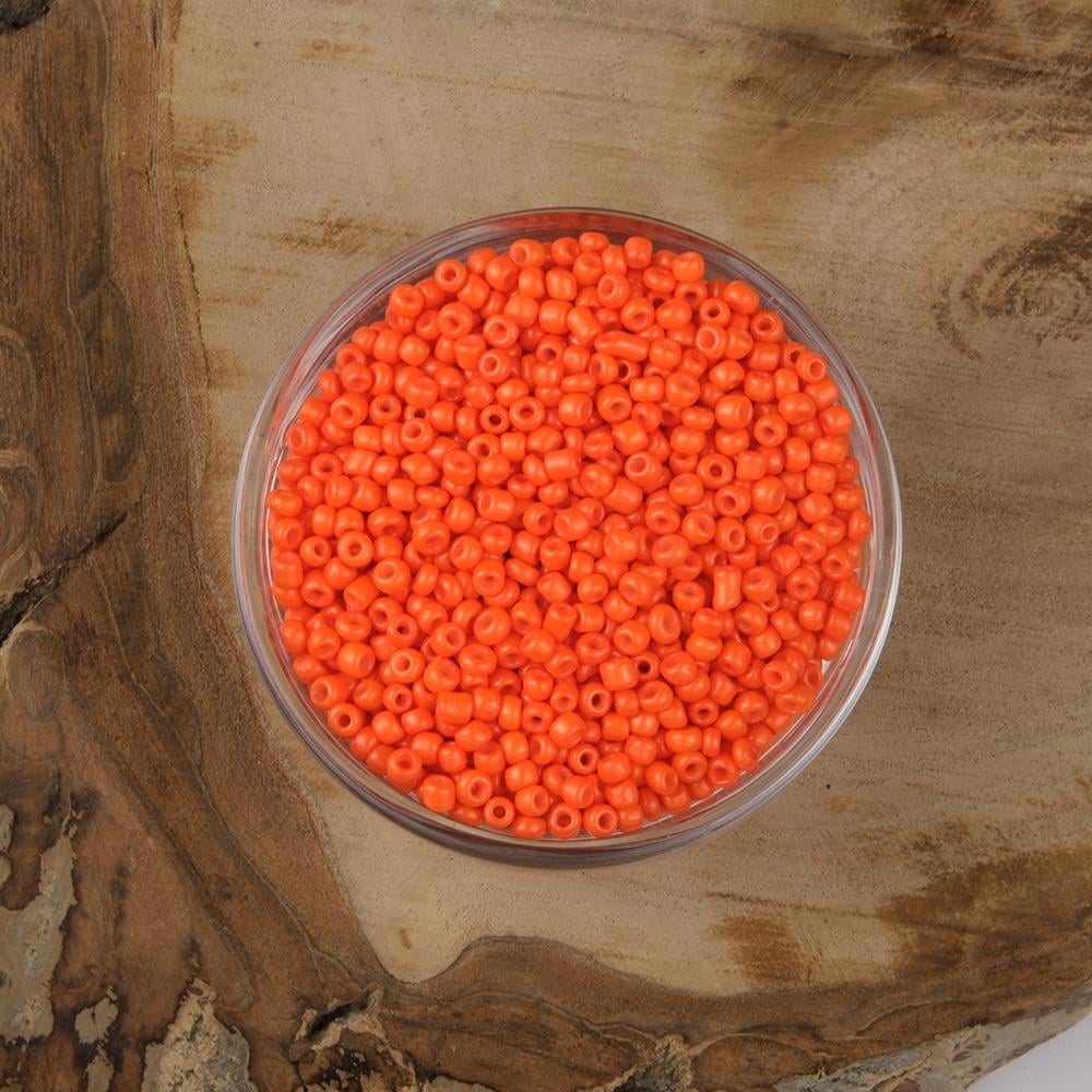 ABC Kum Boncuk Turuncu 3 mm 500 Gram 8/0 - K50