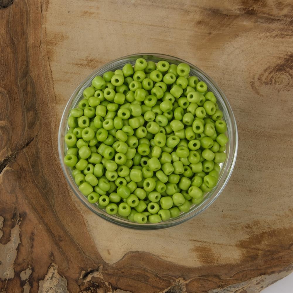ABC Kum Boncuk Yeşil 4 mm 500 Gram 6/0 - 44