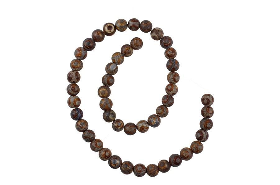 Akik Taşı Doğal Taş Dizisi 8 mm