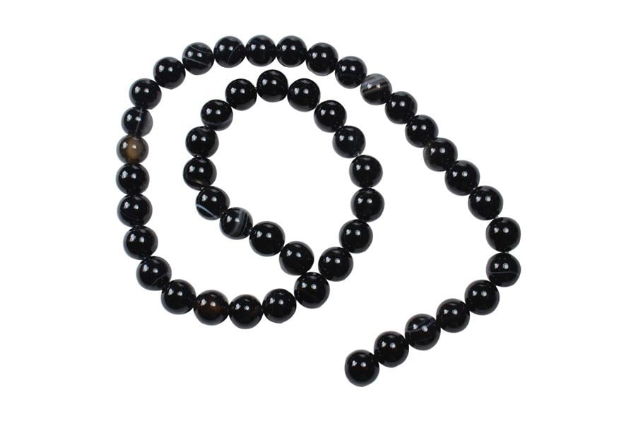 Akik Taşı Doğal Taş Dizisi 8 mm