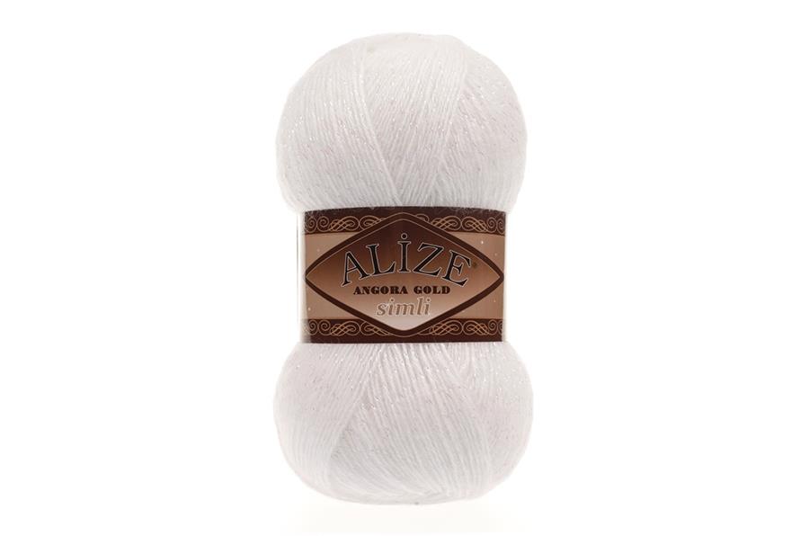 Alize Angora Gold Simli Beyaz-55