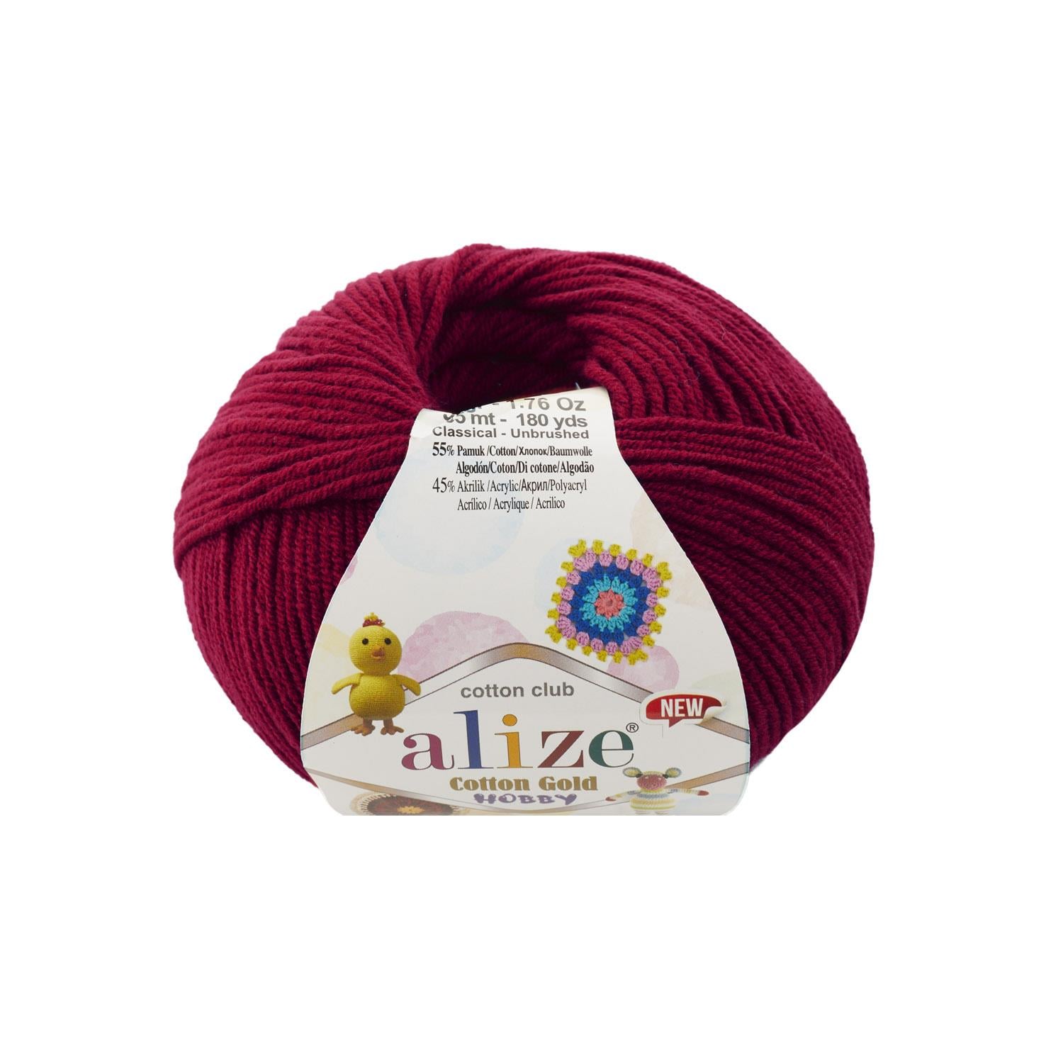Alize Cotton Gold Hobby New Vişne Çürüğü-390