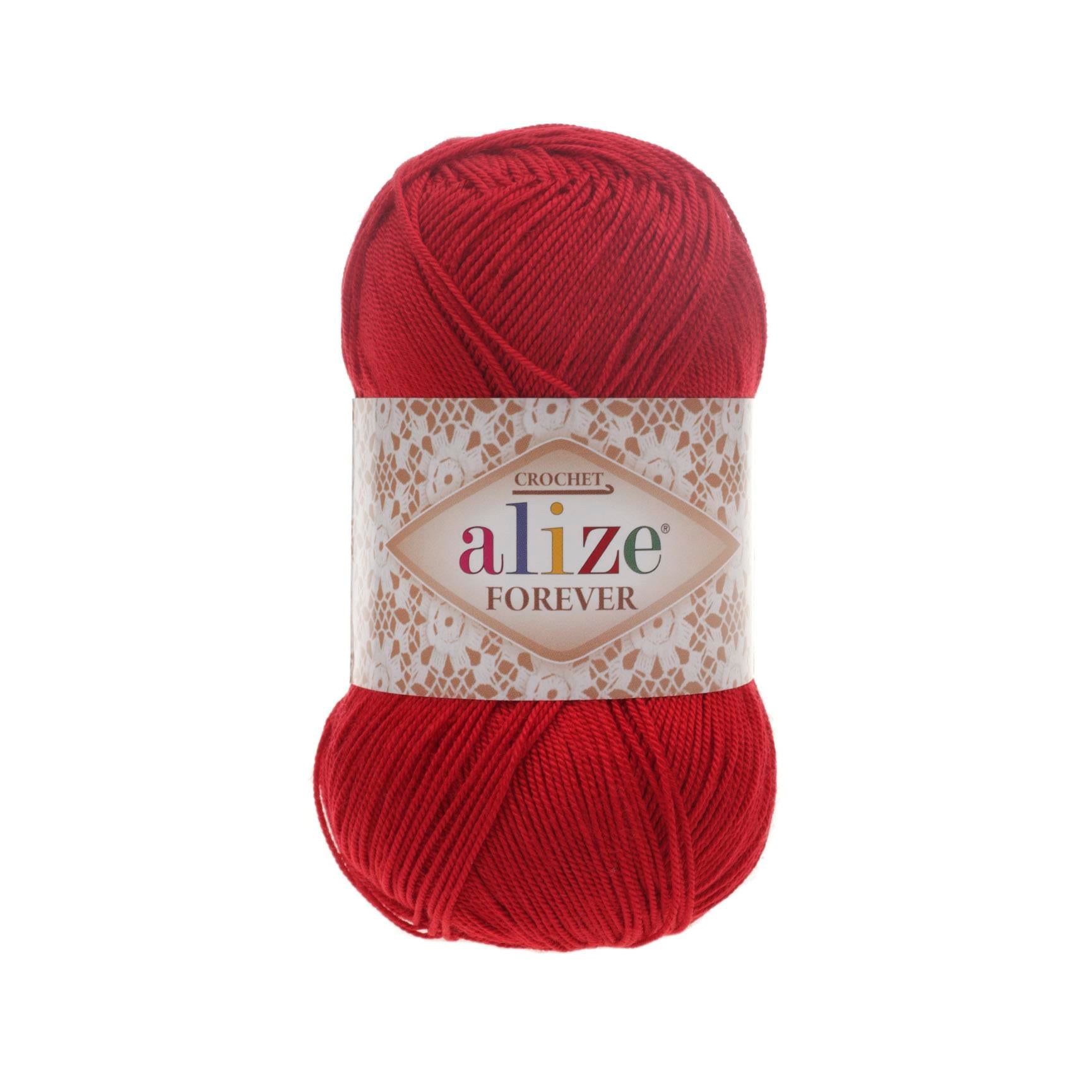 Alize Forever El Örgü İpi Kırmızı-106