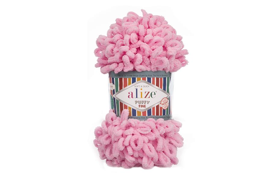 Alize Puffy Fine El Örgü İpi Pembe-39