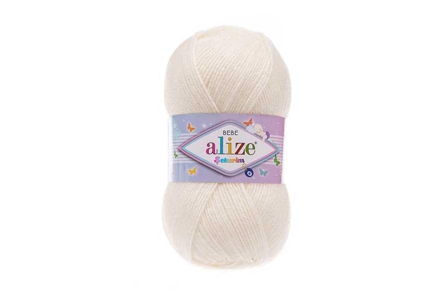 Alize Şekerim Bebe Açık Krem-62