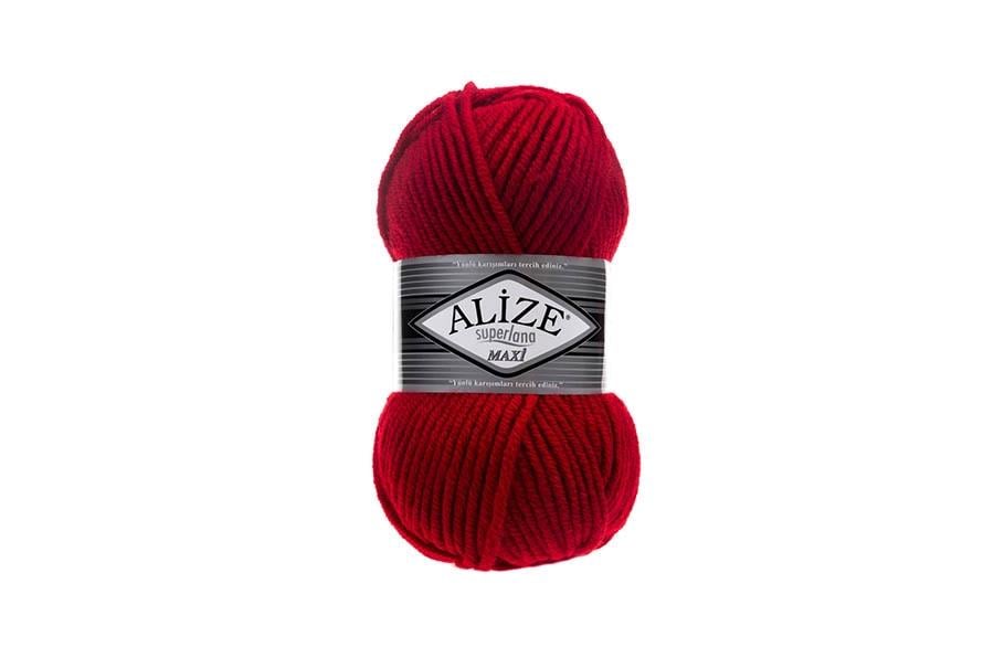 Alize Superlana Maxi Kırmızı-56