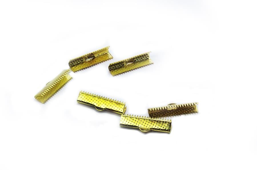Altın Renkli Kurdela Kapama 10x5 mm 20 Adet 