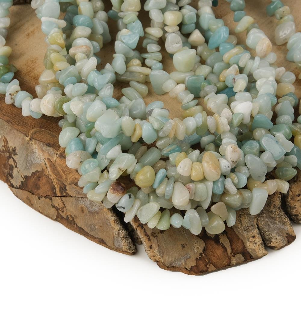 Amazonit Taşı Kırık Doğaltaş Dizisi