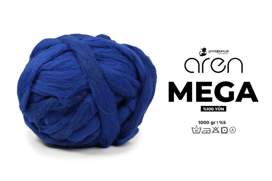 Aren Mega Dev Yün Lacivert 1000 Gr