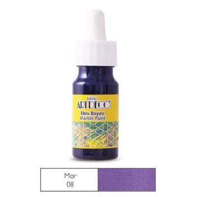 Artdeco Ebru Boyası 30 Ml No: 08 Mor