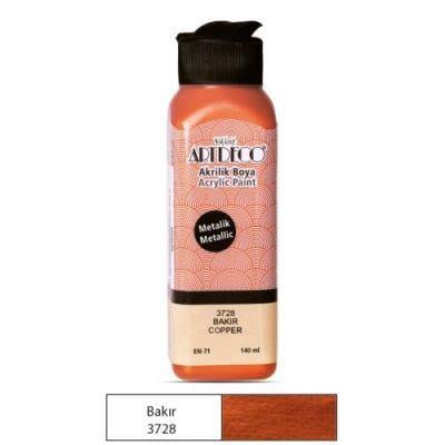 Artdeco Metalik Akrilik Boya 140ml Bakır 3728