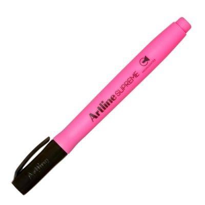 Artline Supreme Fosforlu Kalem Kesik Uç 4.0mm Pembe