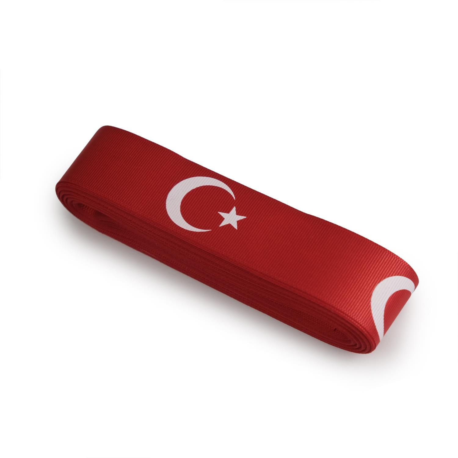 Ay Yıldız Baskılı Grogren Kurdele
