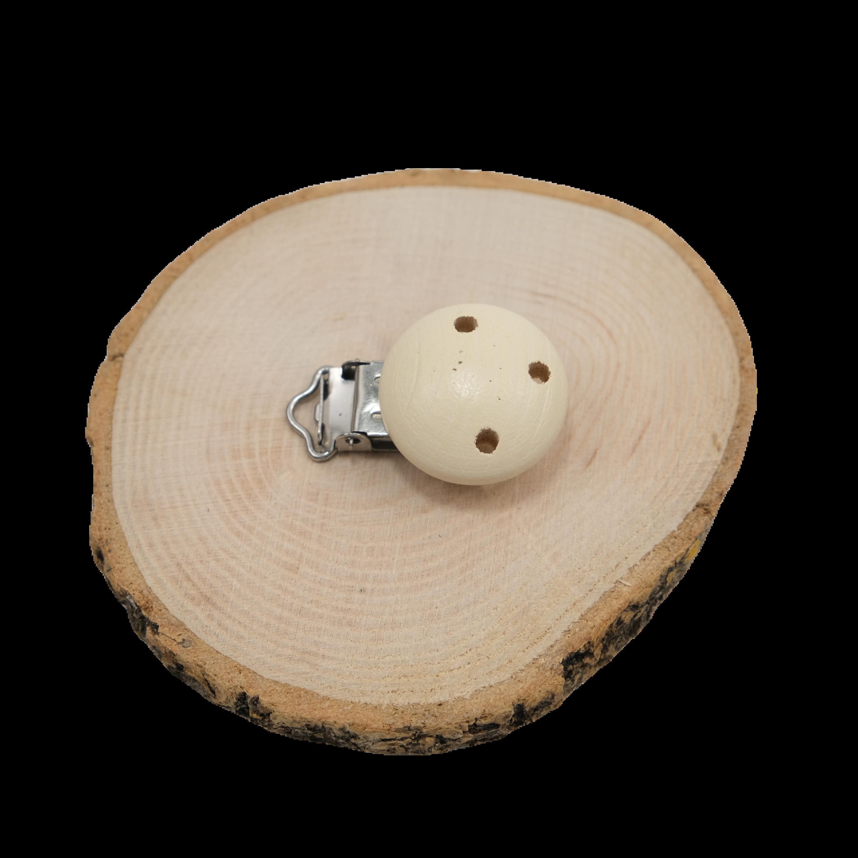 Bebek Emzik Klipsi Krem