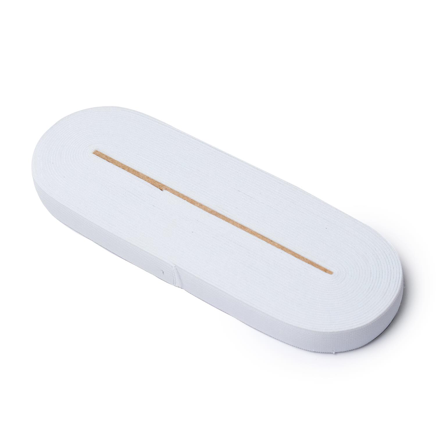 Beyaz Renk 2.5 cm Dokuma Şerit Lastik