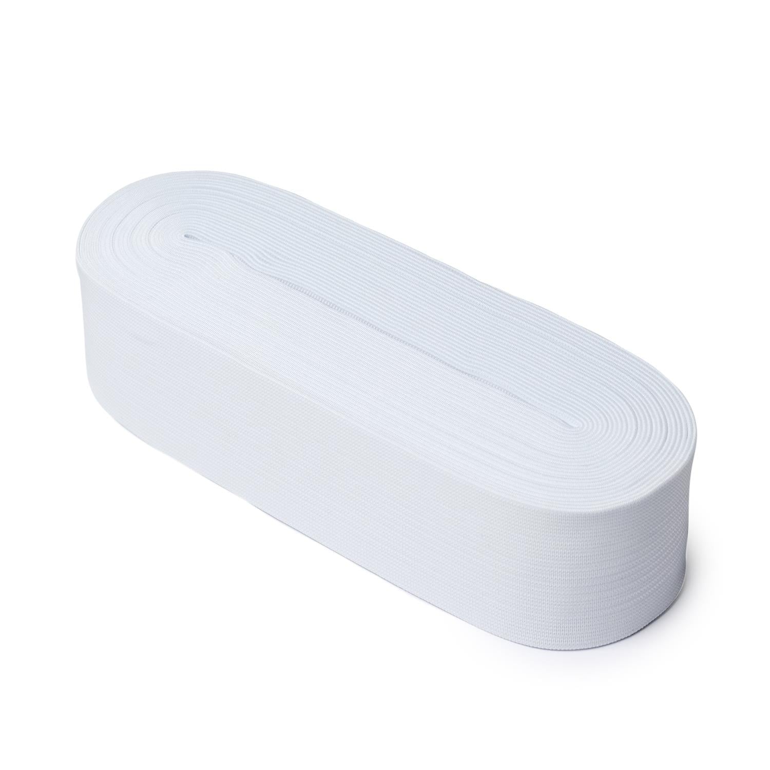 Beyaz Renk 5 cm Dokuma Şerit Lastik