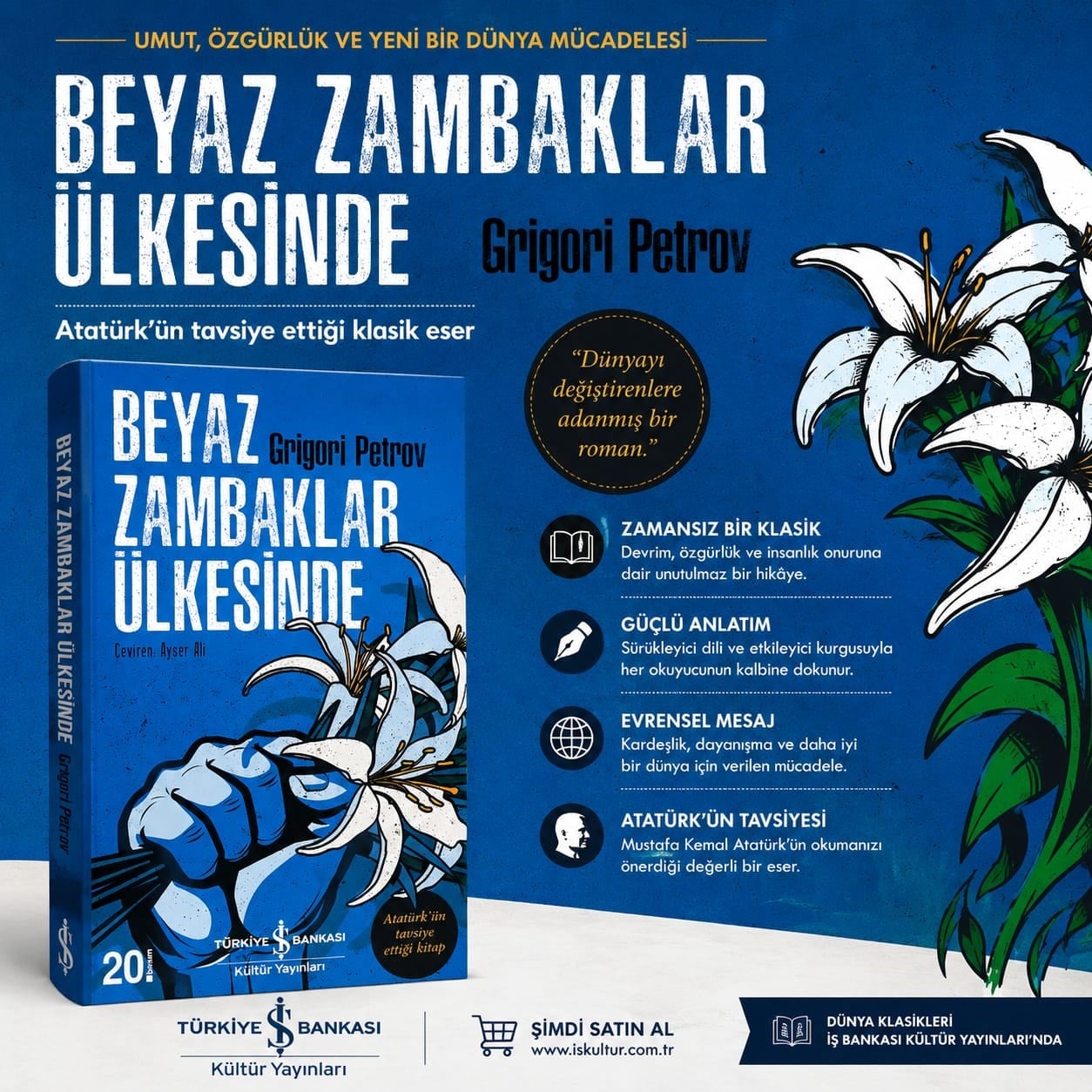 Beyaz Zambaklar Ülkesinde Grigori Petrov İş Bankası Kültür Yayınları