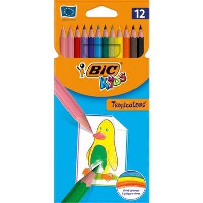 Bic Tropicolor2 Boya Kalemi Uzun 12'li Kutu