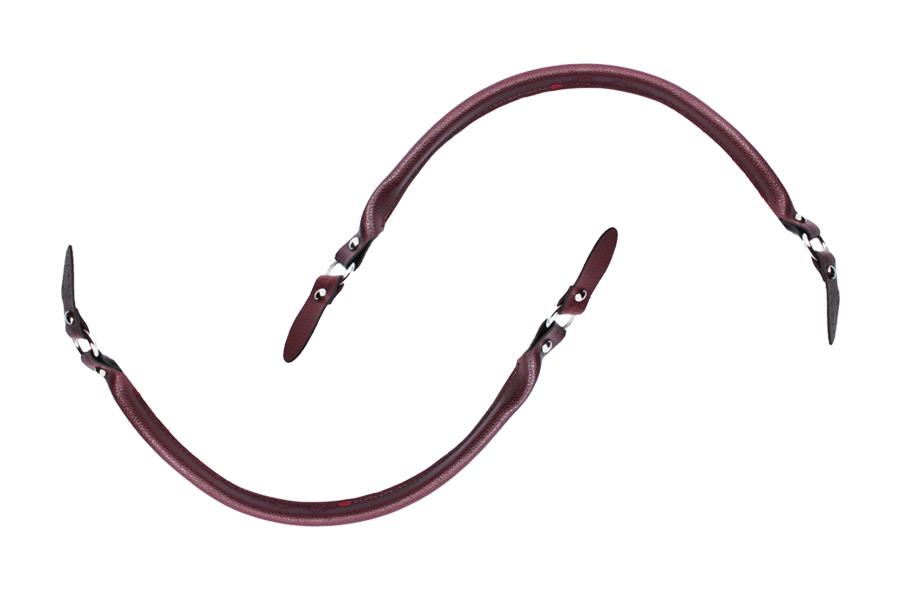 Bordo Rengi Deri Çanta Sapı