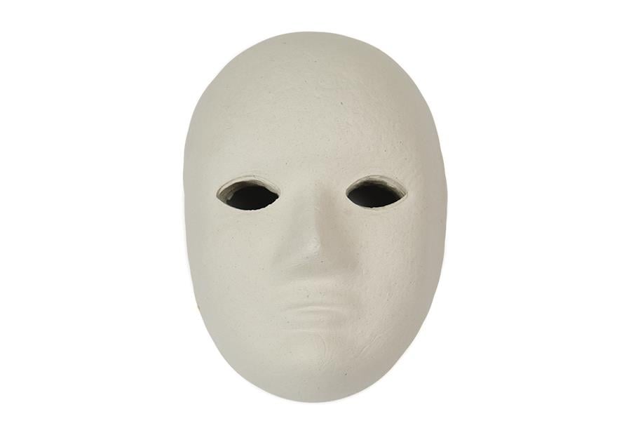 Boyanabilir Karton Yüz Maske Kadın