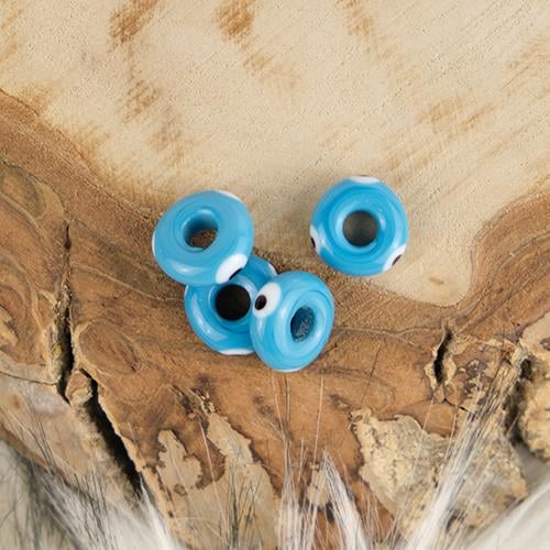 Cam Nazar Boncuğu Halka 14 mm 1 Adet Model-09
