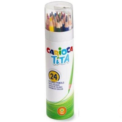 Carioca Tita Kuru Boya Kalemi 24lü Tüpte