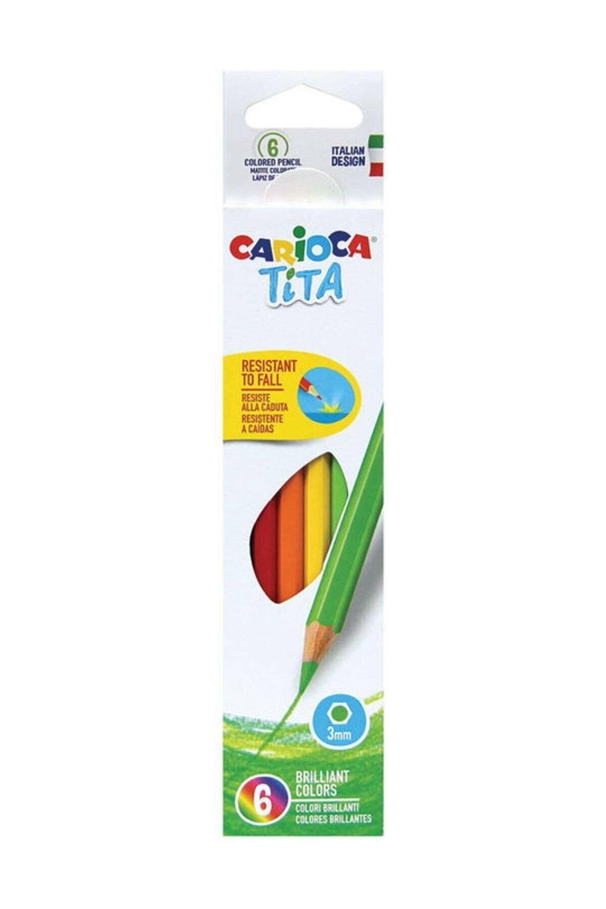 Carioca Tita Kuru Boya Kalemi 6lı