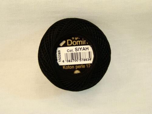 Coats  Domino Koton Perle No:12 Nakış İp Siyah