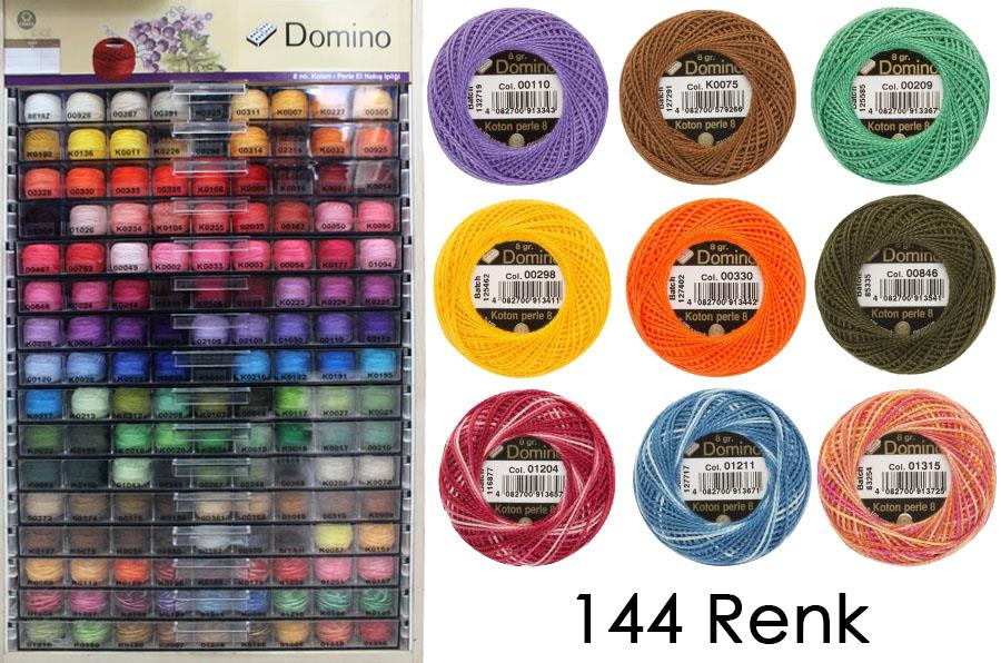 Coats Domino Koton Perle No:8 İplik Standı - Kabini