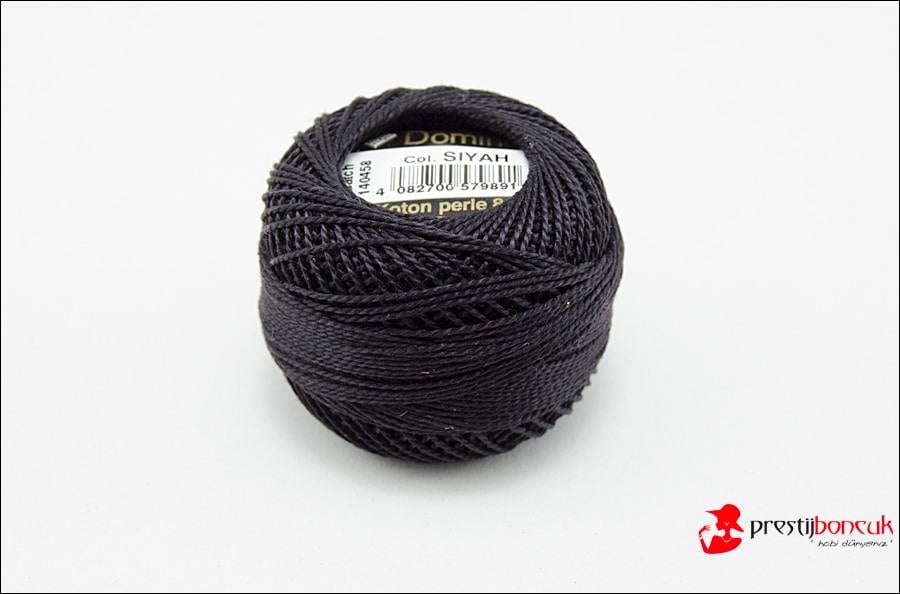 Coats  Domino Koton Perle No:8 Nakış İpi Siyah