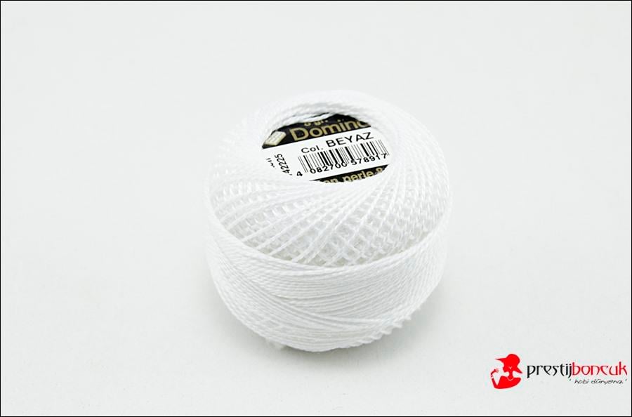 Coats  Domino Koton Perle No:8 Nakış İpi Beyaz