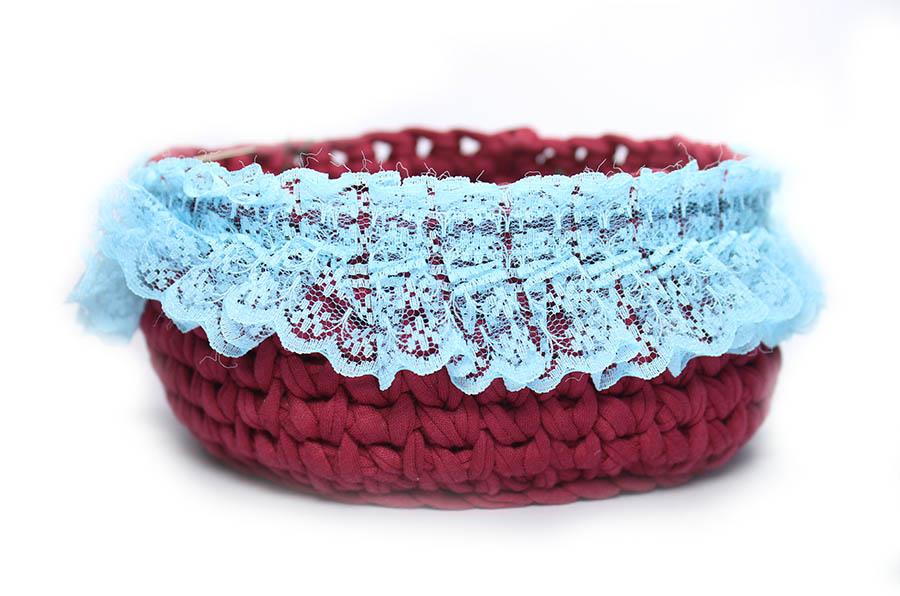 Dantel Plise Mavi KP-45780