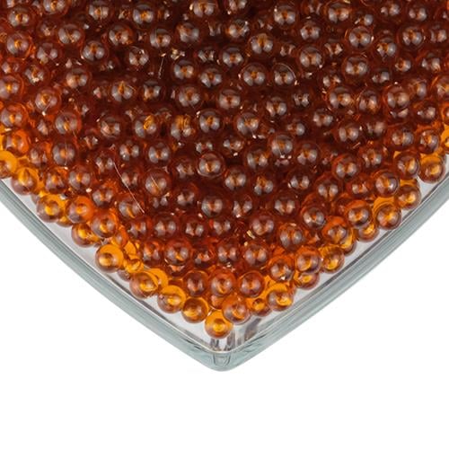Deliksiz Kabak Boncuğu 6 mm 100 gr Kahverengi