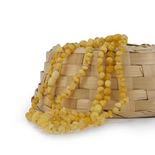 Diş Kehribar Kolye Bebe-01