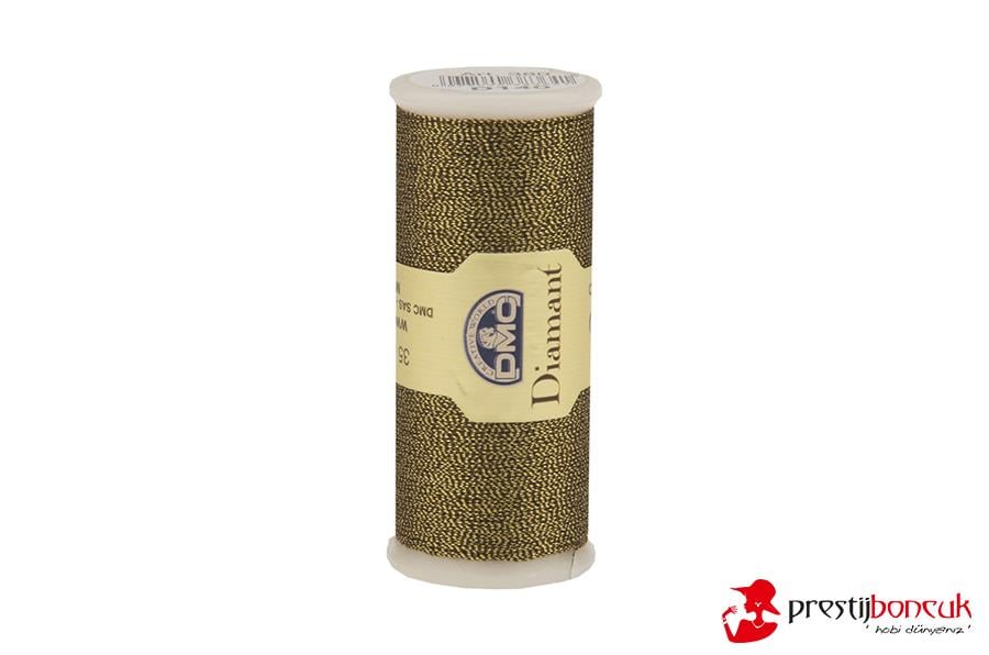 DMC Diamant El Nakış Simi - Altın Siyah - D140