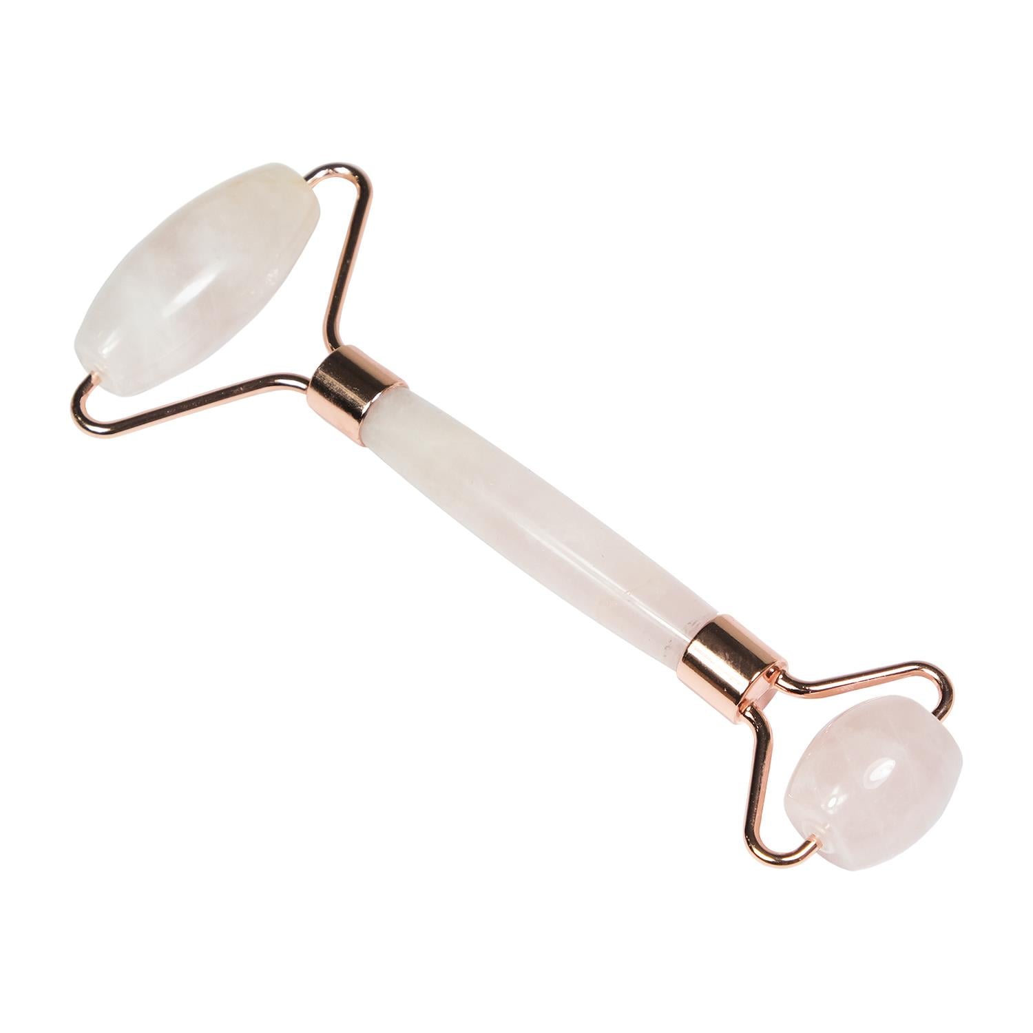 Doğaltaş Roller Gençleştirici Çift Taraflı Yüz Masaj Aleti Pembe Kuvars