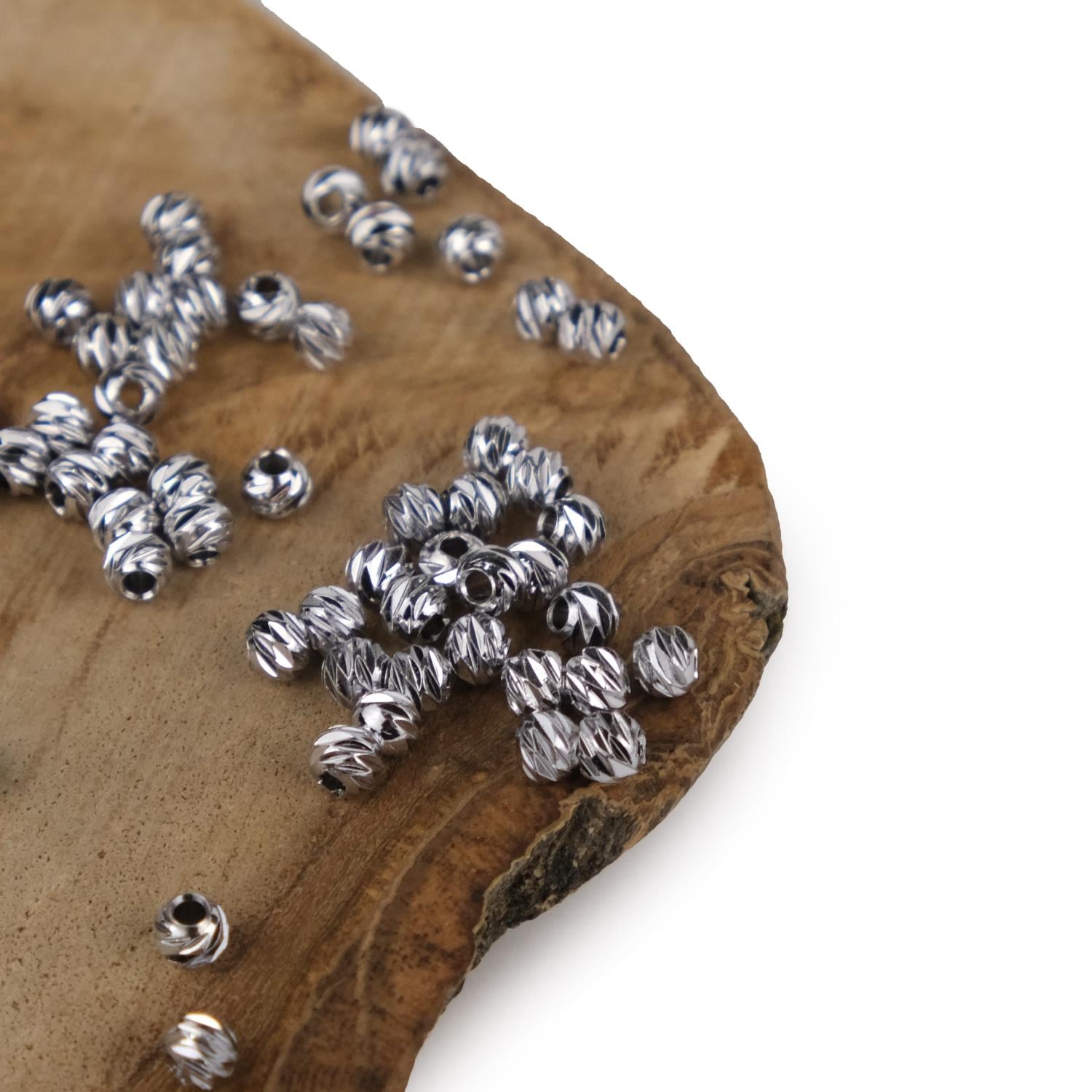 Doreca Metal Boncuk | 3 mm | 5 gr | Gümüş