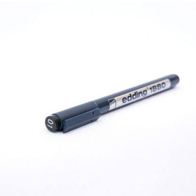 Edding 1880 Teknik Çizim Kalemi 0.1 mm Siyah