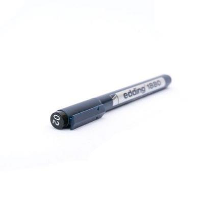 Edding 1880 Teknik Çizim Kalemi 0.2 mm Siyah