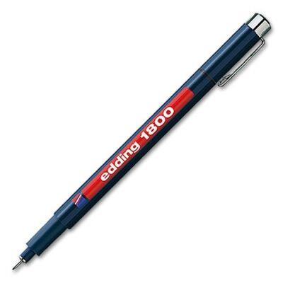 Edding Teknik Çizim Kalemi Kırmızı 0.5mm E-1800