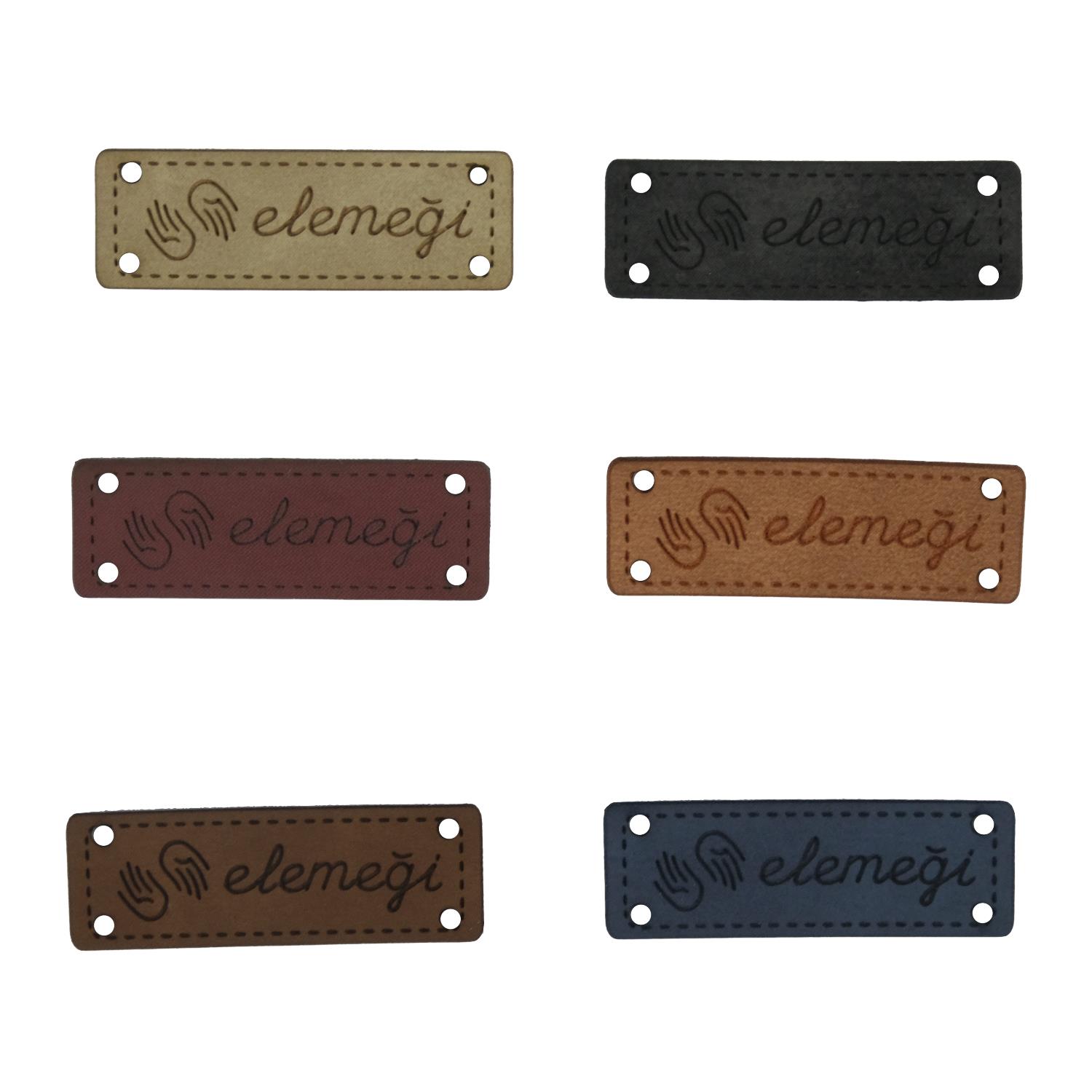 Elemeği Deri Etiket-Arma Model 1