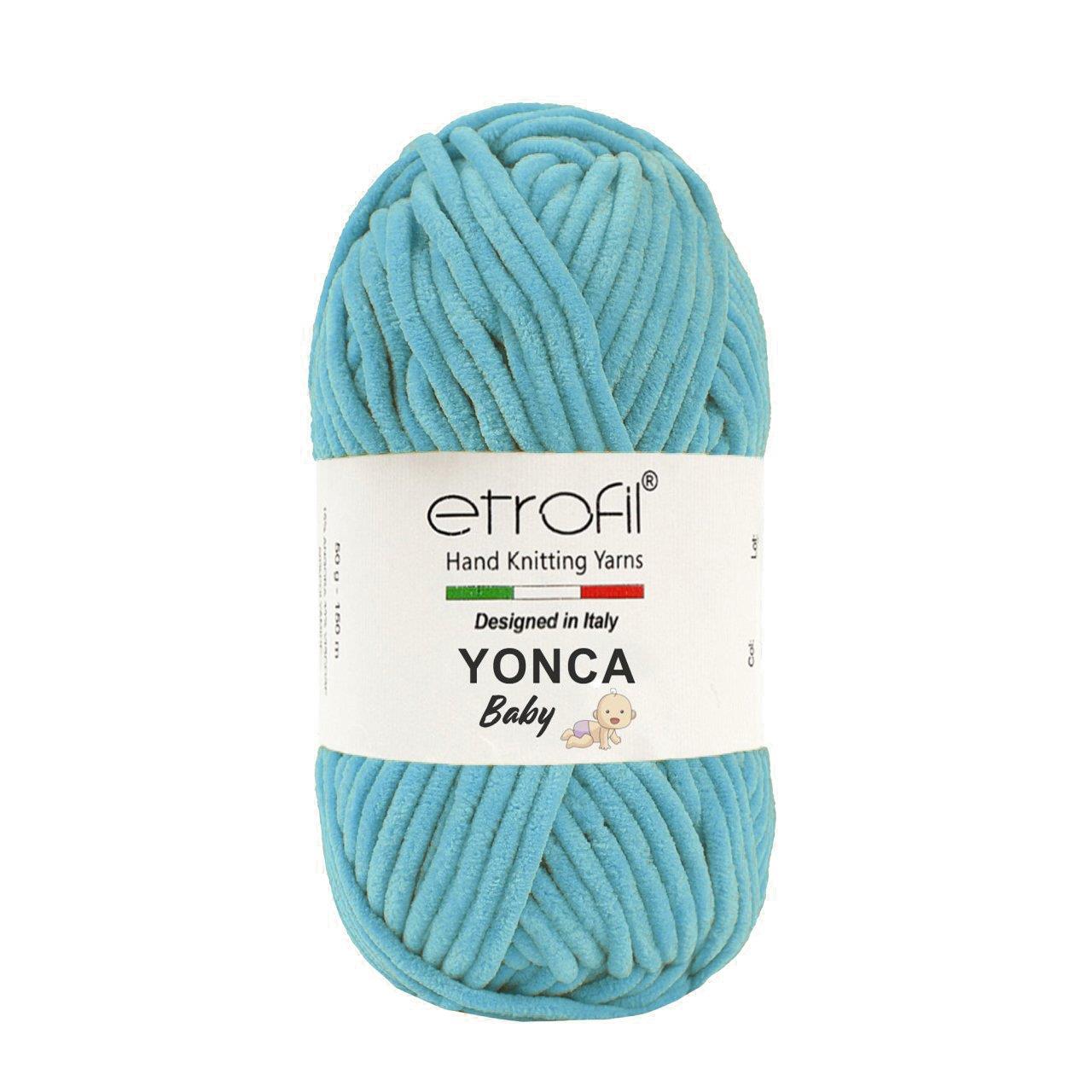 Etrofil Yonca Baby Kadife Açık Turkuaz 70519