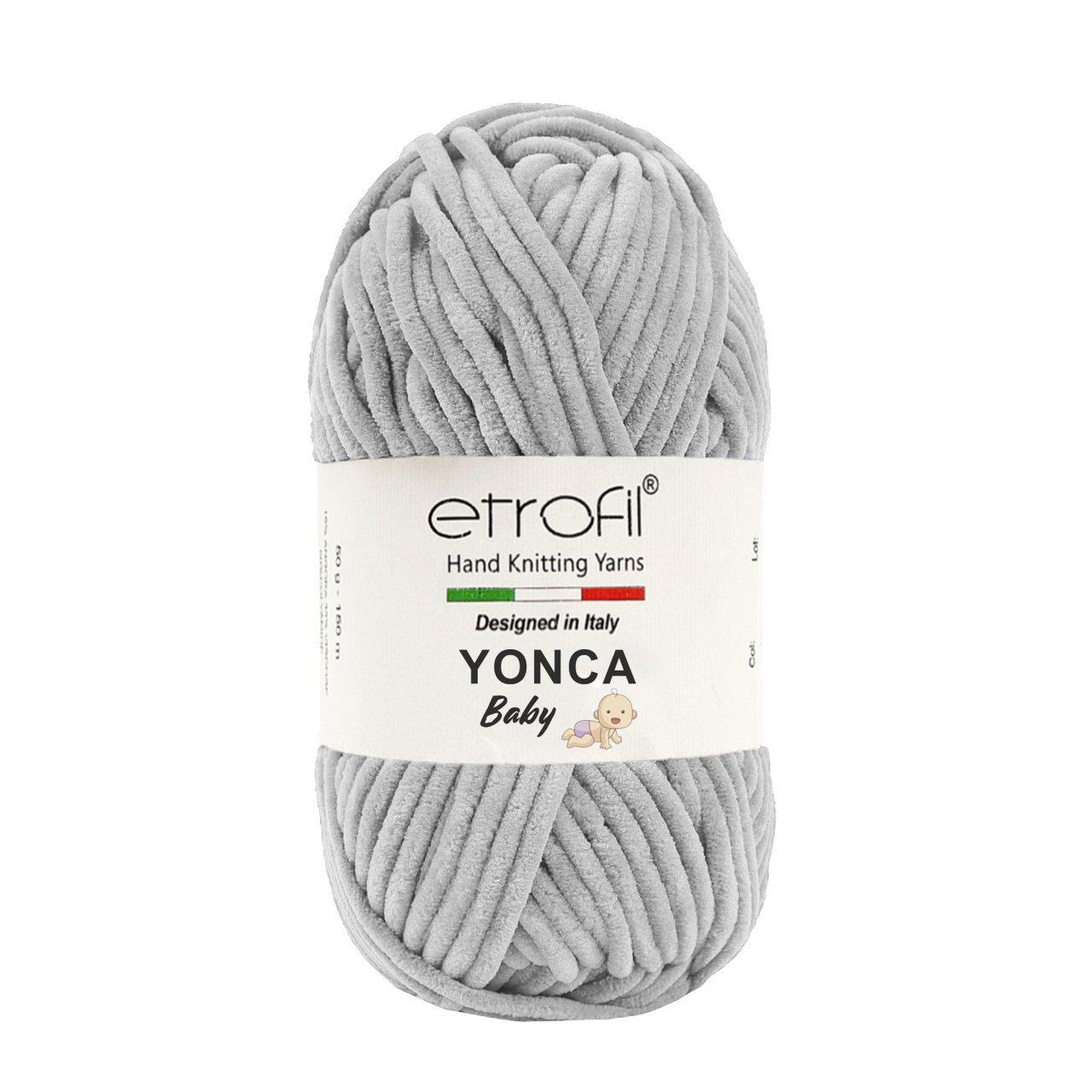 Etrofil Yonca Baby Kadife Gri 70905