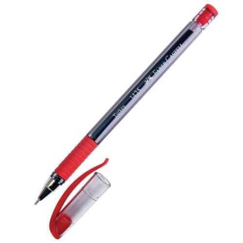 Faber Castell 1425 Tükenmez Kalem 0.7 Mm İğne Uç Kırmızı