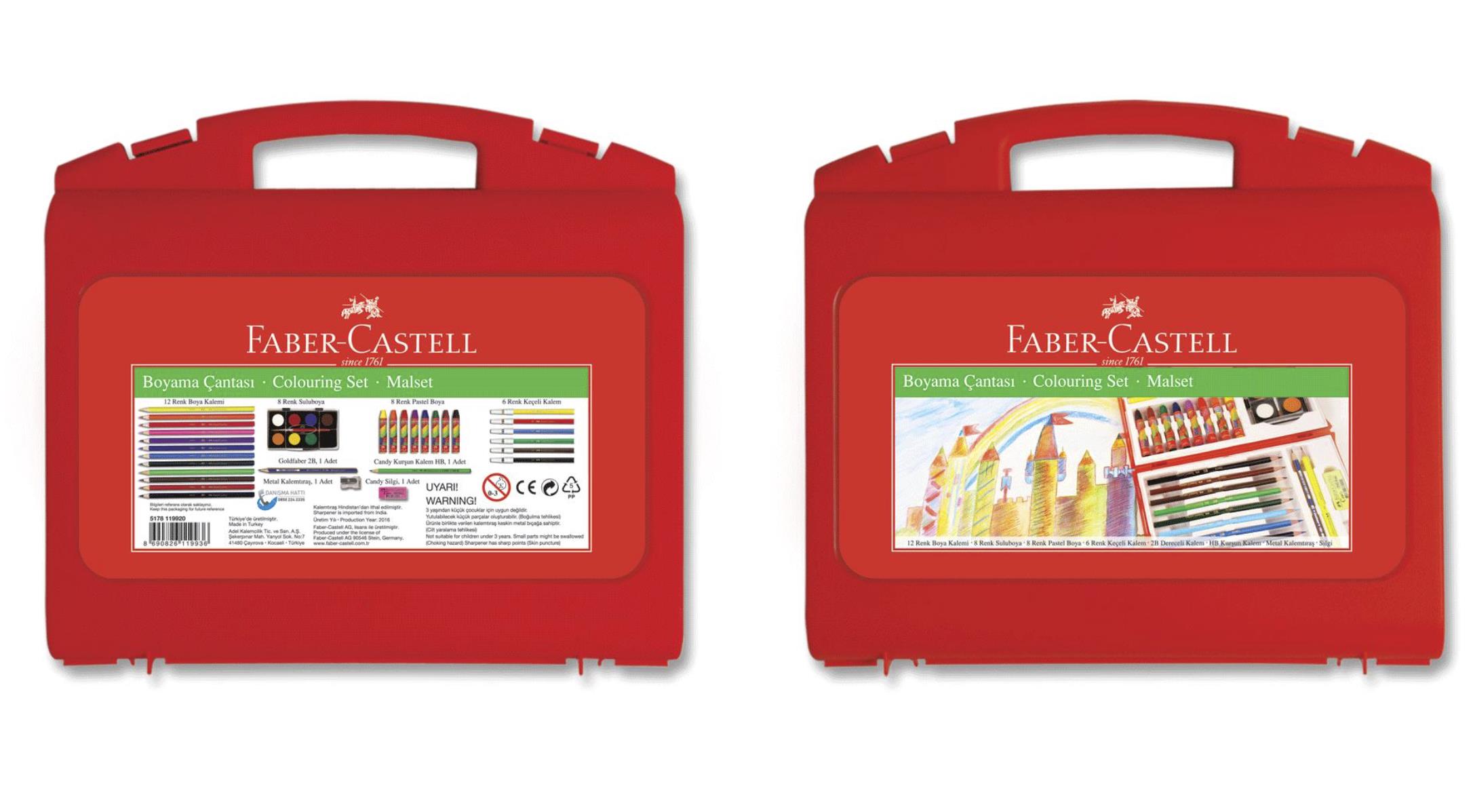 Faber Castell Boyama Çantası 38 Parça