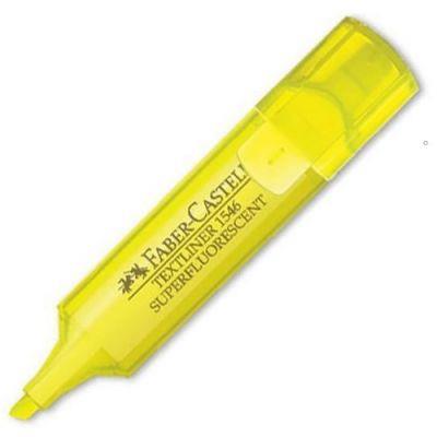 Faber Castell Fosforlu Kalem Şeffaf Gövde Sarı