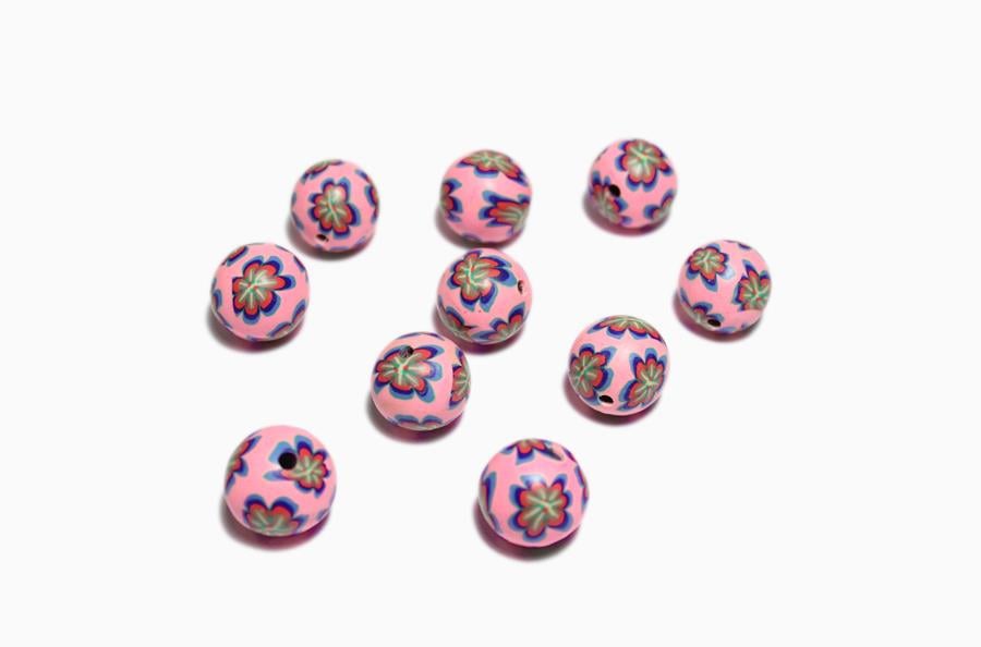 Fimo Boncuk | 10 Adet | Model-03