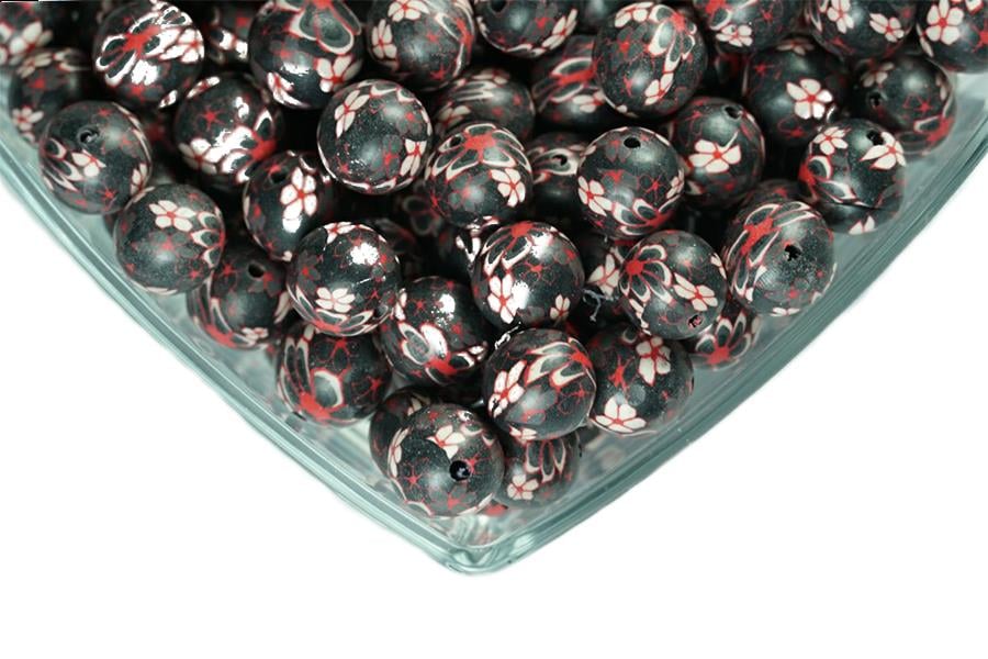 Fimo Boncuk 14 mm | 10 Adet | Model-01